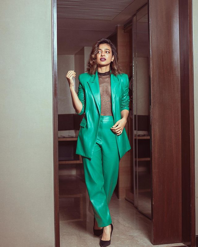 Staggering Clicks Of Radhika Apte in Designer Outfit